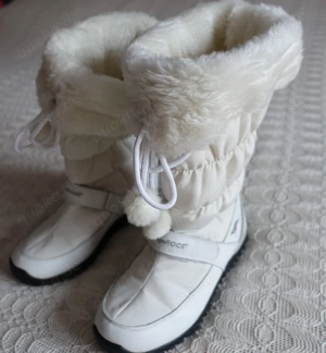 Damen - Stiefel, Fell gefüttert, weiß, Gr. 39, KangaROOS
