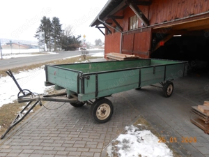 Traktoranhänger 2 Achser mit neue Reifen Bulldog Anhänger