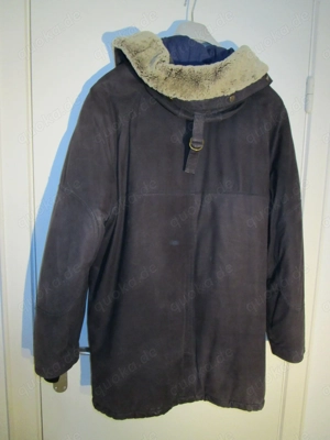 Winter-Leder-Herren-Jacke mit Kapuze, Hugo Boss Bild 3