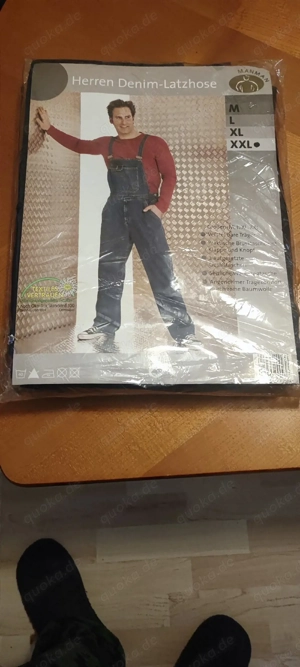 Herren Demin Latzhose XXL