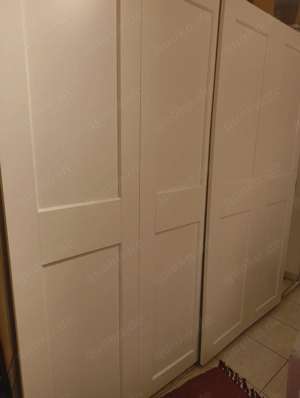 Großer IKEA PAX Kleiderschrank in Weiß zu verkaufen wegen Umzug