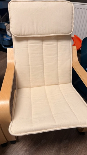 Kinderstühle Kindersessel Ikea Poäng weiß holz