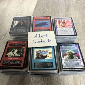 Star Wars Sammelkarten seltene Karten aus einem Sammelkartenspiel