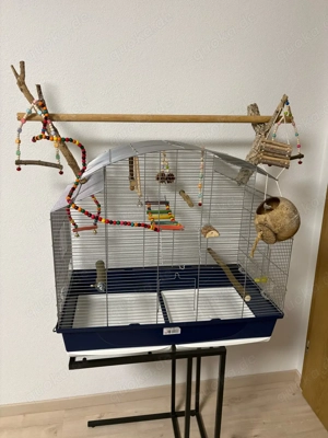 Dehner Vogelkäfig Phoenix 80 Voliere mit komplettem Zubehör