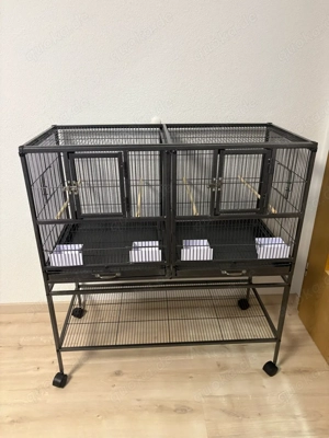Vogelkäfig   Zuchtkäfige trennbar mit Untergestell
