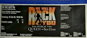 We Will Rock You - Das Musical von Queen und Ben Elton 01.02.26