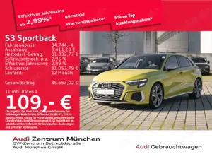 Audi S3 TFSI S tronic Pano/Virtual/Navi