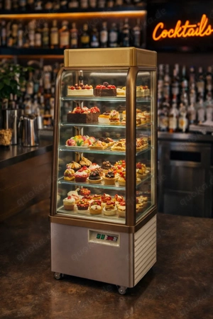 Tecfrigo Innova 500   Gekühlte Stand-Kuchenvitrine   voll funktionsfähig   nur Abholung