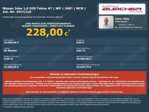 Nissan Juke 1,0 N-Connecta Benzin | WP | Navi Bild 2