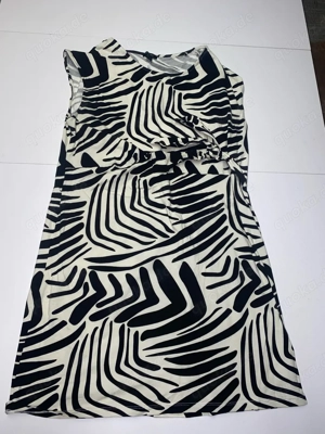 Esmara Sommerkleid im Zebra-Look (Schwarz Weiß
