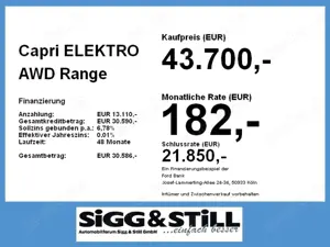 Ford Capri ELEKTRO AWD NAV*360°*IACC*HUD*LED*EL-KLAPPE Bild 4