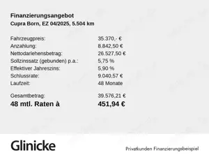 CUPRA Born 170 kw 60 kWh RFK, NAVI, LED Bild 2