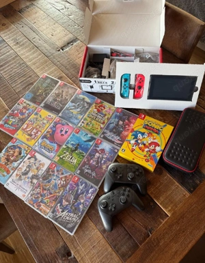 nintendo switch 1 spiel Konsole mit sammlung spielen 
