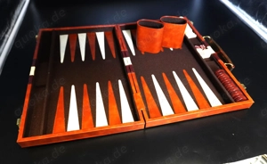 Backgammon Koffer 48 x 38 cm, Filz-PU-Ausführung