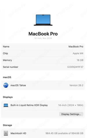 Apple MacBook pro M4 14 Zoll  Bild 5