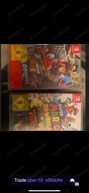 Zwei Nintendo Switch Spiele