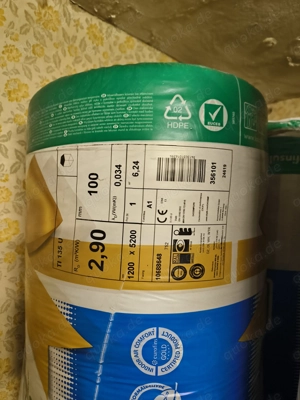 4 x Knauf Zwischensparren Dämmrollen a 6,24 qm