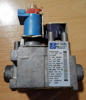 Junkers Gasarmatur 845 Sigma