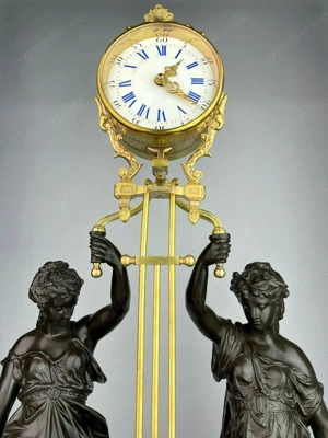 MYSTERIÖSE PENDULE A.R.GUILMET Spannende Rätseluhr  Paris um 1880 Kaminuhr