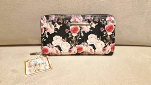 Exclusivo Geldbörse mit Blumenmuster   neu mit Etikett