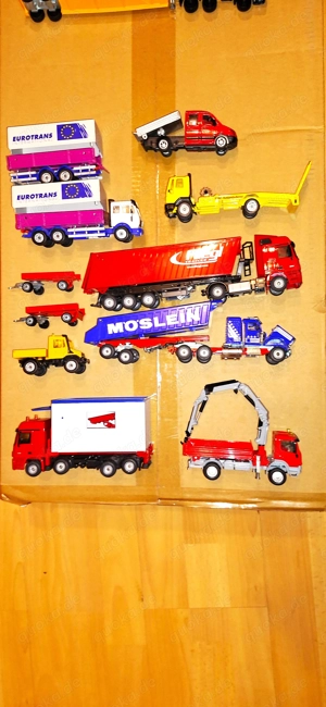 Siku 1:50  55  -- Siku Frontlader O & K  L45 und verschiedene Anhänger s. Fotos