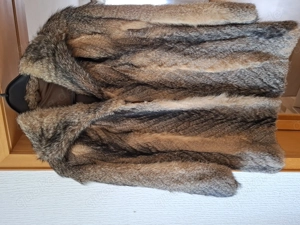 Grauwolf Pelzjacke