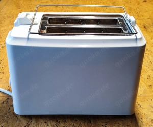 Doppelschlitztoaster - 2-Scheiben Toaster - Brötchenwärmer neuwertig Bild 2