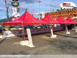 Pavillon 6x6 Überdachung Gazebo Pagodenzelt Festzelt Pvc Dach Autohaus Café Autowaschanlage Zelt Bild 6