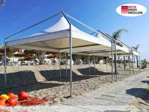 Pavillon 6x6 Überdachung Gazebo Pagodenzelt Festzelt Pvc Dach Autohaus Café Autowaschanlage Zelt Bild 5