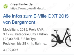 E-Bike Bergamont E-ville Bild 5