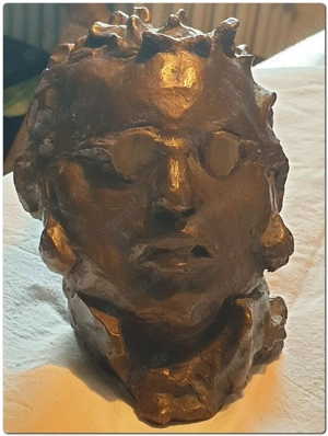 Alfred hrdlicka, bronzeskulptur, schubert, bildhauer rarität a.zöttl wien Bild 4