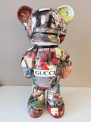 Lifestyle-Teddybär, Pop-Art Figur, Dekoration, Gucci