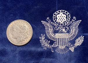 1 Morgan Dollar 1921 in Topzustand 26,8 Gramm 900 1000 Feinsilber