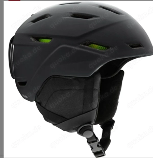 Skihelm SMITH Featuring Koroyd schwarz matt fast neu!