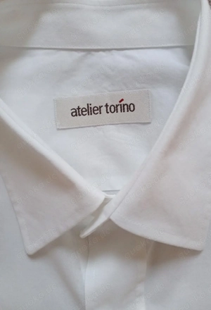 Hemd, Gr. 44, weiß, Atelier Torino,neuwertig  Bild 4