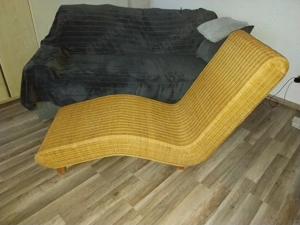 Relaxliege aus Rattan