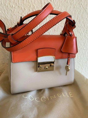 COCCINELLE Damen Leder Umhängentasche, Crossbody Bag, NP 179  - NEU
