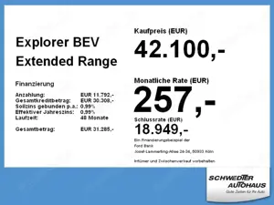 Ford Explorer BEV Extended Range AWD IACC*BLIS*360° Bild 4