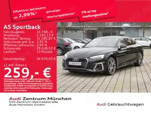Audi A5 40 TDI S tronic 2x S line Pano/Matr