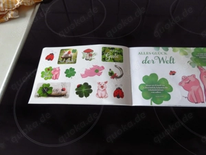 Glück-Sticker zu verschenken