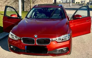 BMW 318 Diesel, HuD HK-Sound Pan-SD el.AHK 8xAlu TÜVneu Bild 2