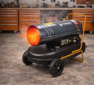 Ölheizgebläse 40kW Heizgerät Diesel LCD-Thermostat 36L