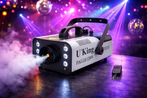 1200W LED Nebelgerät Party Bühne Nebelmaschine 4in1 Licht Effekt