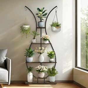 Pflanzenständer Blumentreppe Blumen Blumenregal Pflanzentreppe