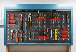 17tlg Werkzeugwand Werkzeughalter Werkstatt Werkstattwand
