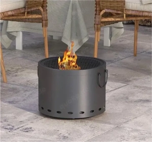 Feuerschale Feuerstelle Feuerkorb Rauchfrei Schürhaken Feuer