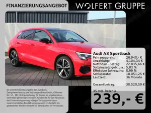 Audi A3 40 TFSI e S tronic **0,5%**ACC*RFK