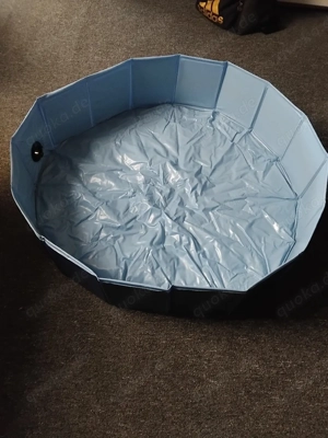 Faltbarer Hundepool blau - nur 2x benutzt