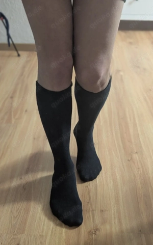 Kniestrümpfe schwarz 