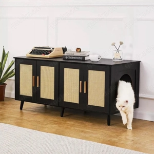 Katzentoilette Katzenschrank Sideboard Katzenhaus Schrank